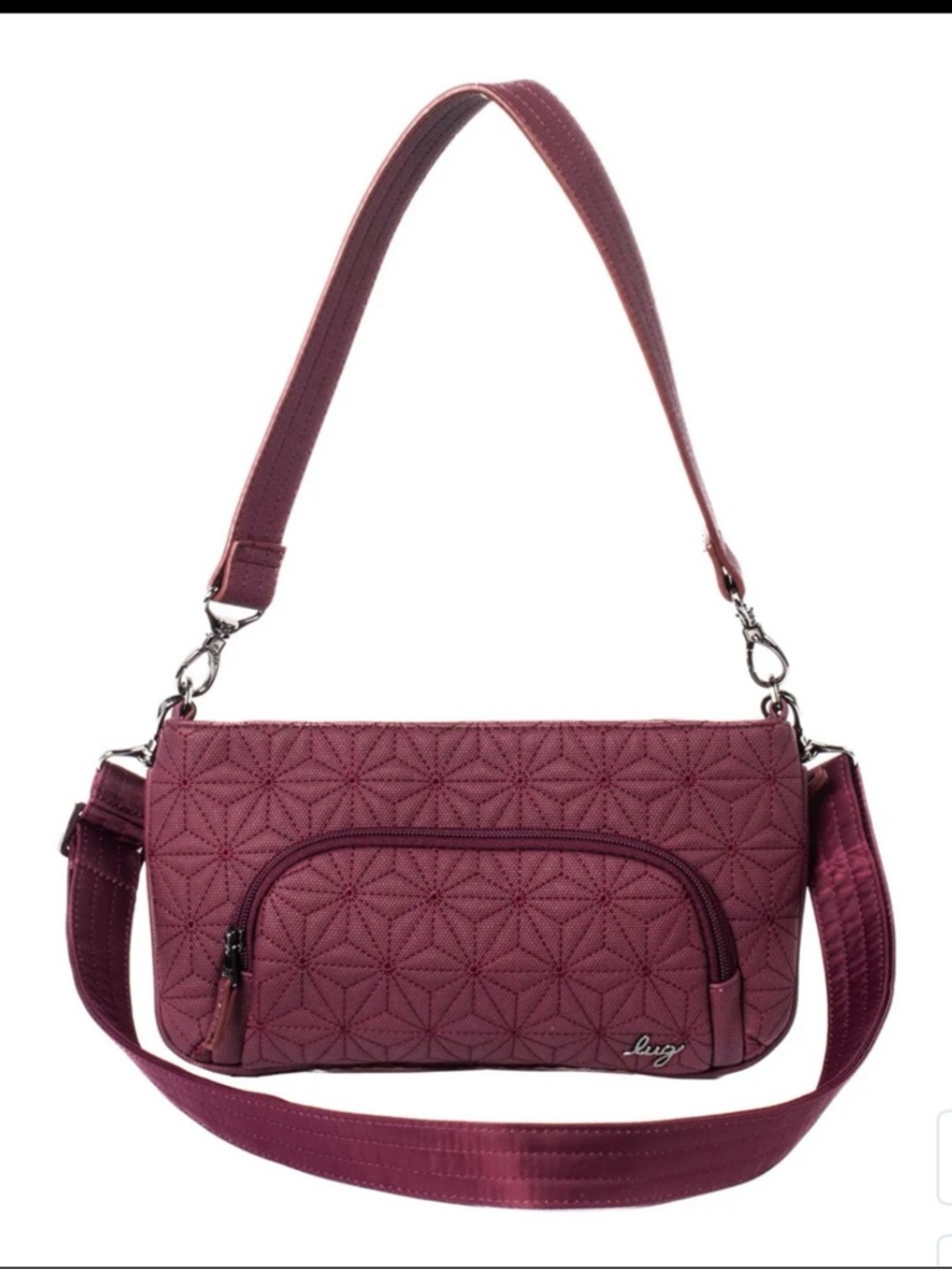 Lug 🪁 Flyer VL Crossbody Bag in Wine and 3 Straps